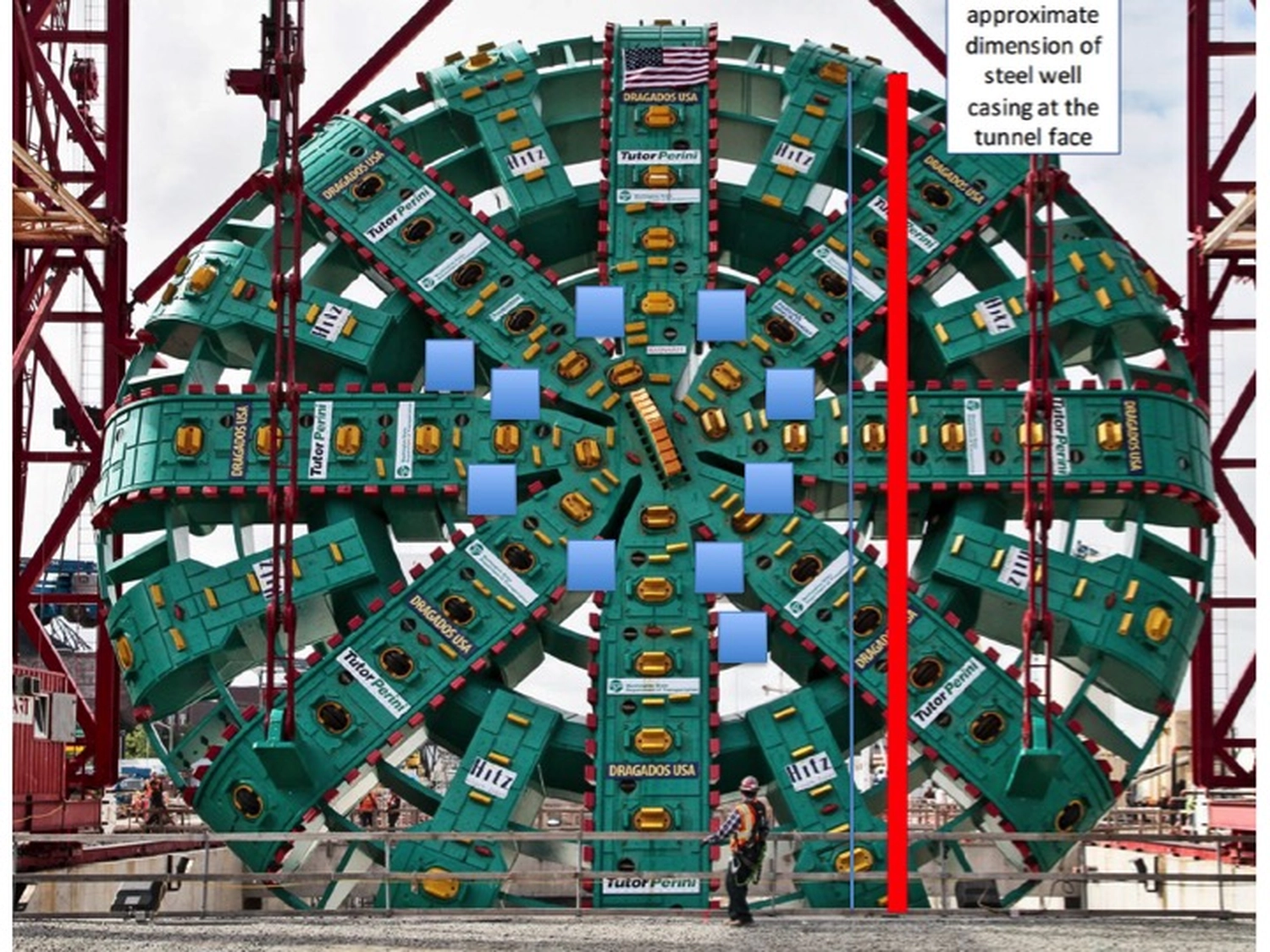 Dr. Rehm – Tunnelbau-Service – Tunnelbaustelle mit schwerem Gerät.