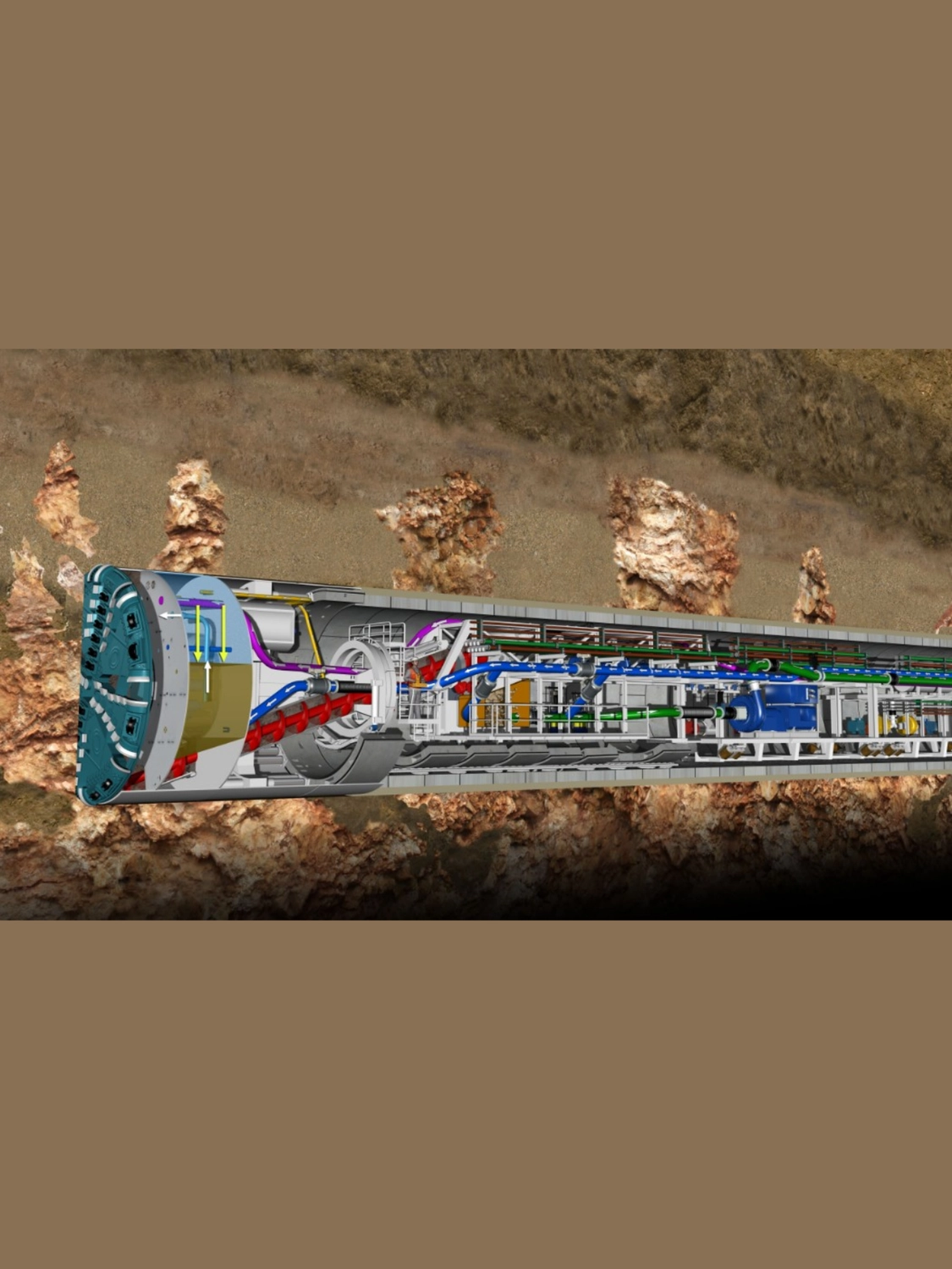 Dr. Rehm – Tunnelbau-Service – Weltgrößter Stützdruck:20 barVariable Density TBMGreat Lake Tunnel Projekt/USA